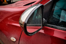 Nissan Qashqai 2007–2010 Kryty zrcátek (2 ks, nerezová ocel) fotografie 8