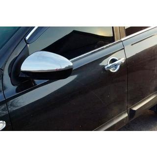 Kryty zrcátek (2 ks, nerezová ocel) Nissan Qashqai 2007–2010 fotografie 4