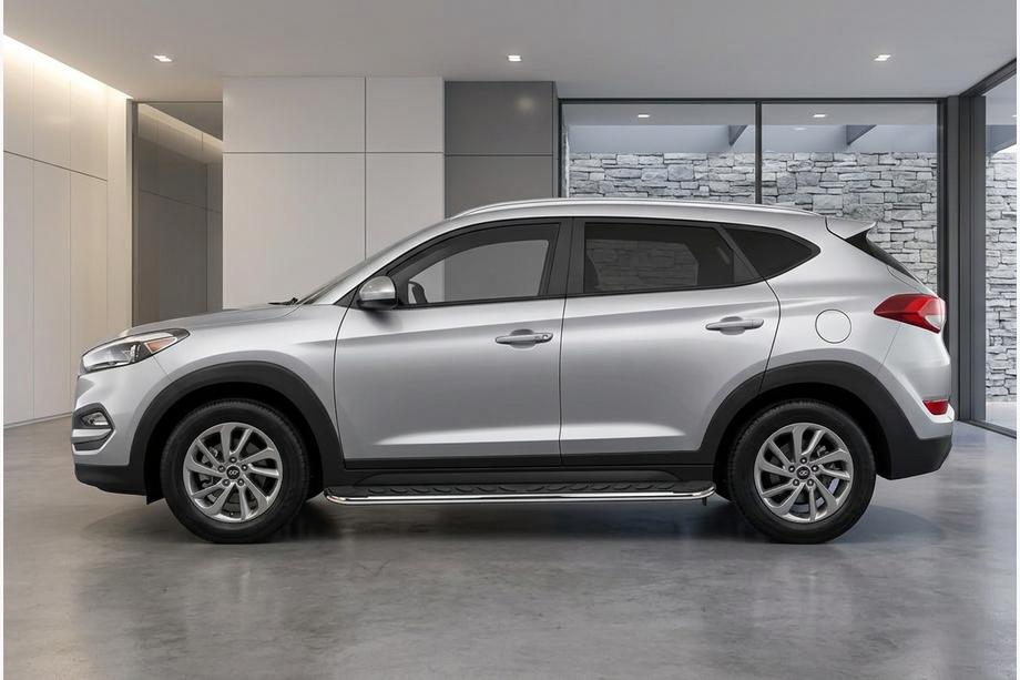 Hyundai Tucson TL 2016–2021 Boční prahy Maydos V1 (2 ks, hliník ↗ nerez) Image