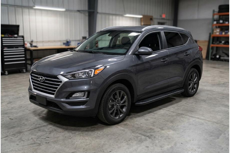 Hyundai Tucson TL 2016–2021 Boční prahy Bosphorus Black (2 ks, hliník) Image