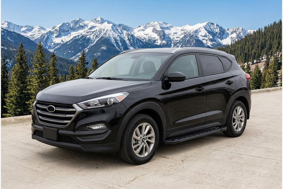 Hyundai Tucson TL 2016–2021 Boční nášlapy RedLine Black (2 ks) Image