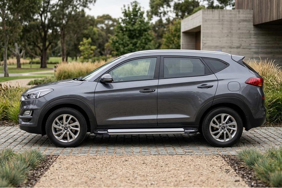 Hyundai Tucson TL 2016–2021 Boční nášlapy Rainbow (2 ks, hliník) Image