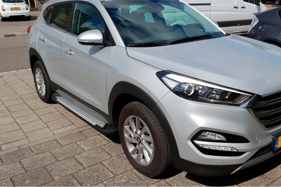 Hyundai Tucson TL 2016–2021 Boční nášlapy Allmond Grey (2 ks, hliník) Image
