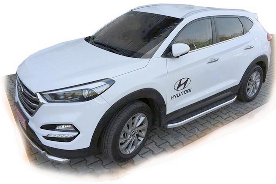 Hyundai Tucson TL 2016–2021 Boční nášlapy Fullmond (2 ks, hliník) Image