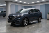 Hyundai Tucson TL 2016–2021 Boční nášlapy Maydos V2 (2 ks, hliník + nerez) fotografie 1