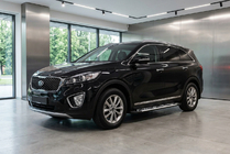 Kia Sorento III UM 2014–2020 Boční nášlapy Sunrise (2 ks, hliník) fotografie 1