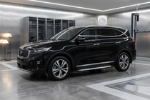 Kia Sorento III UM 2014–2020 Boční nášlapy Line (2 ks, hliník) fotografie 1