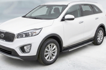 Kia Sorento III UM 2014–2020 Boční nášlapy Duru (2 ks, hliník) fotografie 1