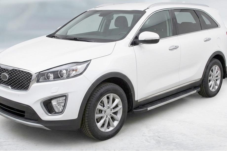 Kia Sorento III UM 2014–2020 Boční nášlapy Duru (2 ks, hliník) Image