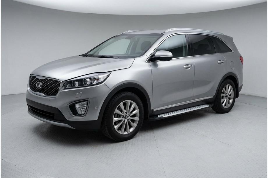 Kia Sorento III UM 2014–2020 Boční nášlapy Allmond Grey (2 ks, hliník) Fotografie 1
