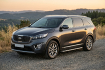 Kia Sorento III UM 2014–2020 Boční nášlapy Fullmond (2 ks, hliník) fotografie 1
