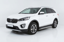 Kia Sorento III UM 2014–2020 Boční nášlapy Maydos V2 (2 ks, hliník + nerez) fotografie 1