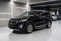 Kia Sorento III UM 2014–2020 Boční nášlapy Bosphorus Grey (2 ks, hliník) fotografie 1