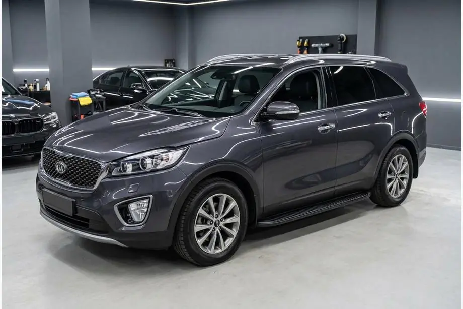 Kia Sorento III UM 2014–2020 Boční nášlapy Tayga Black (2 ks, hliník) Image