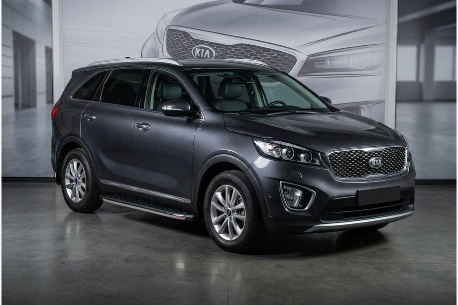Kia Sorento III UM 2014–2020 Boční nášlapy BlackLine (2 ks, hliník) Image