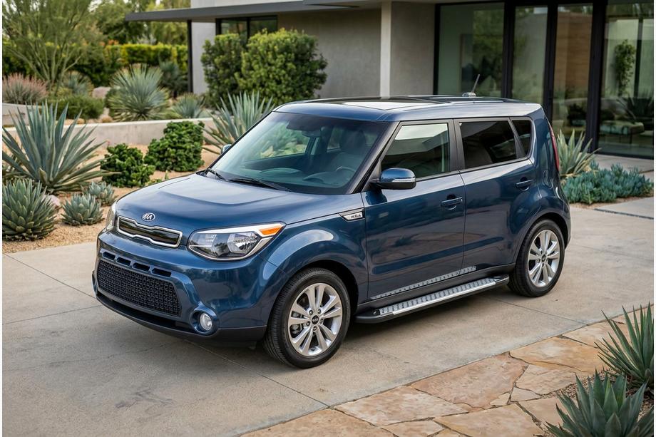 Kia Soul II 2013–2018 Boční nášlapy Allmond Grey (2 ks, hliník) Image