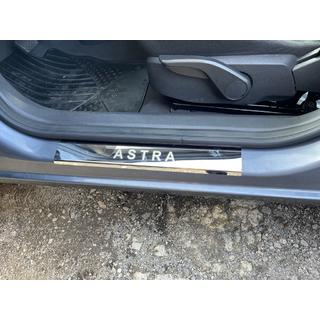 Kryty prahů Carmos V1 (4 ks, ocel) Opel Astra H 2004–2013 fotografie 1