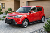 Kia Soul II 2013–2018 Boční prahy Allmond Black (2 ks, hliník) fotografie 1