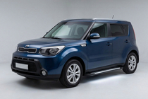 Kia Soul II 2013–2018 Boční nášlapy Line (2 ks, hliník) fotografie 1