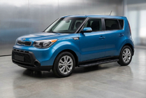 Kia Soul II 2013–2018 Boční prahy Bosphorus Black (2 ks, hliník) fotografie 1