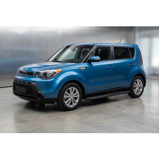 Boční prahy Bosphorus Black (2 ks, hliník) Kia Soul II 2013–2018 fotografie 1
