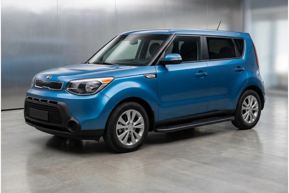 Kia Soul II 2013–2018 Boční prahy Bosphorus Black (2 ks, hliník) Image