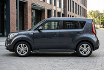 Kia Soul II 2013–2018 Boční nášlapy RedLine Black (2 ks, hliník) fotografie 1