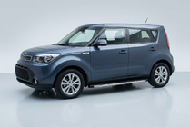 Kia Soul II 2013–2018 Boční prahy BlackLine (2 ks, hliník) fotografie 1