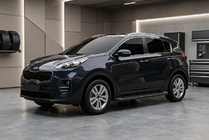 Kia Sportage 2015–2021 Boční nášlapy Allmond Black (2 ks, hliník) fotografie 1