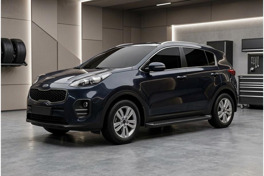 Kia Sportage 2015–2021 Boční nášlapy Allmond Black (2 ks, hliník) Image