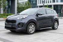 Kia Sportage 2015–2021 Boční nášlapy Duru (2 ks, hliník) fotografie 1