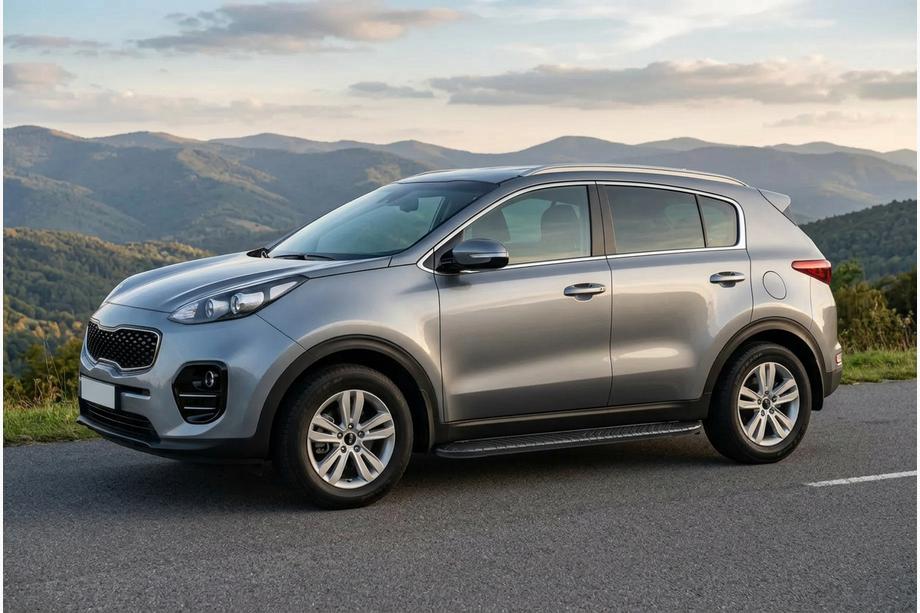 Kia Sportage 2015–2021 Boční prahy Bosphorus Black (2 ks, hliník) Image
