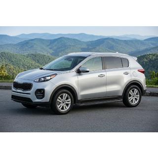 Boční nášlapy RedLine Black (2 ks, hliník) Kia Sportage 2015–2021 fotografie 1