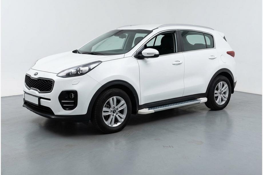 Kia Sportage 2015–2021 Boční prahy Allmond White (2 ks, hliník) Image