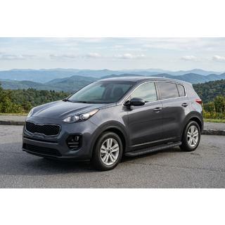 Boční nášlapy Tayga Black (2 ks, hliník) Kia Sportage 2015–2021 fotografie 1
