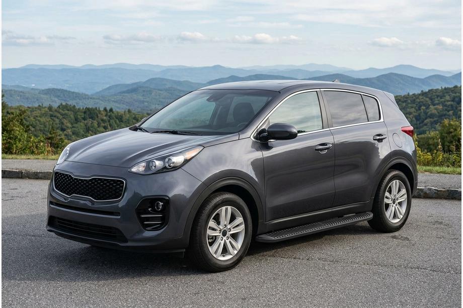 Kia Sportage 2015–2021 Boční nášlapy Tayga Black (2 ks, hliník) Image