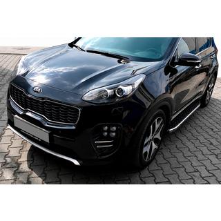 Boční nášlapy BlackLine (2 ks, hliník) Kia Sportage 2015–2021 fotografie 1