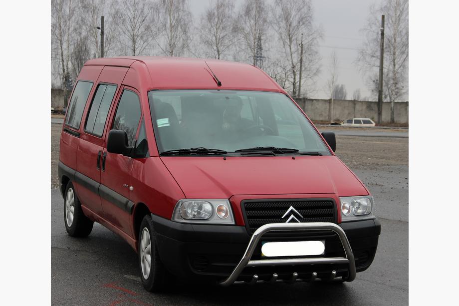 Citroen Jumpy 1996–2007 Přední ochranný rám WT003 (nerez) Fotografie 2