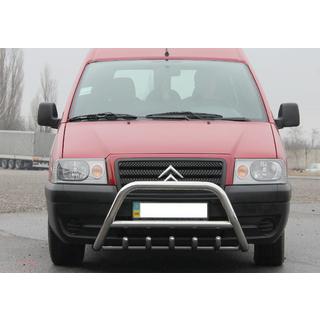 Přední ochranný rám WT003 (nerez) Peugeot Expert 1995–2007 fotografie 3