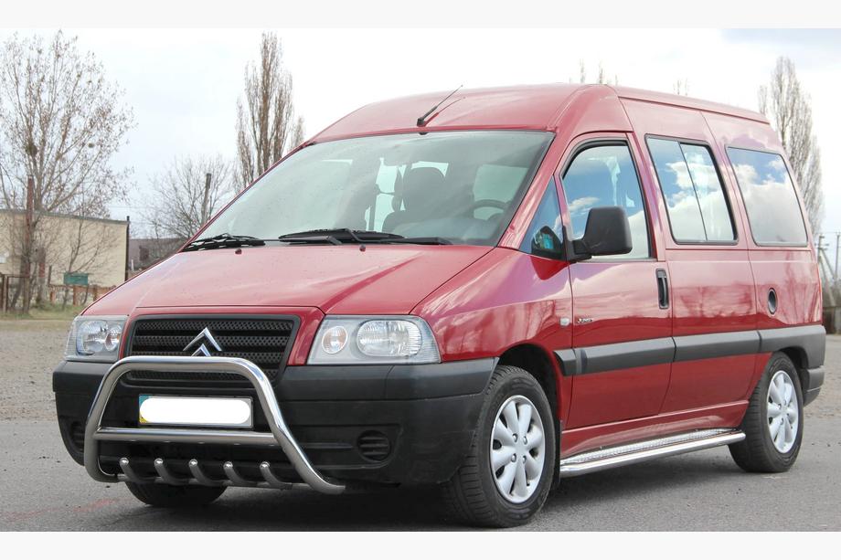 Peugeot Expert 1995–2007 Přední ochranný rám WT003 (nerez) Fotografie 4