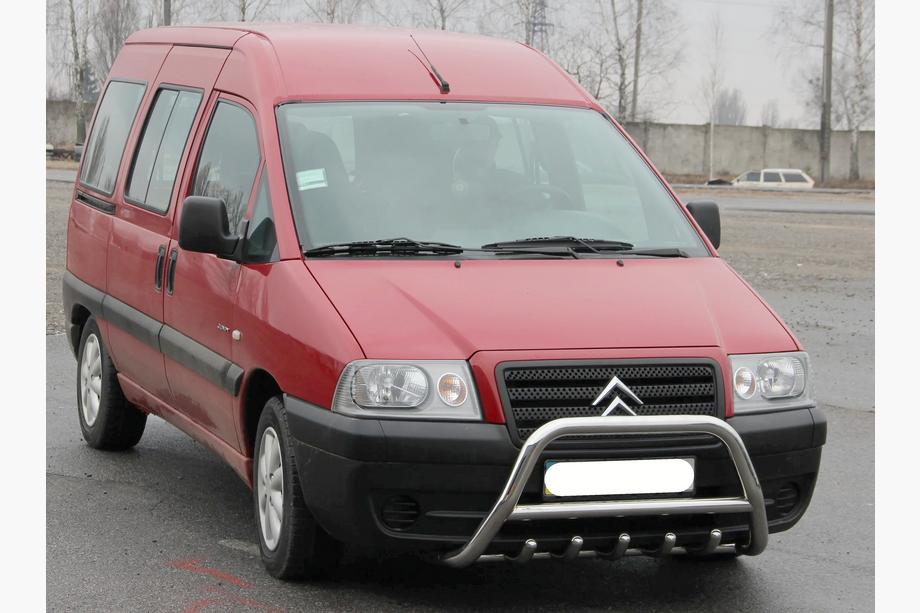 Peugeot Expert 1995–2007 Přední ochranný rám WT003 (nerez) Fotografie 2