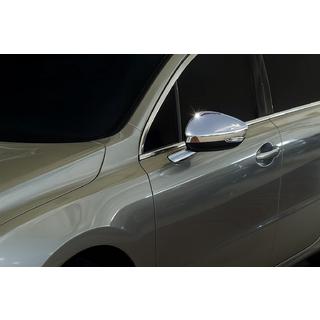 Chromové kryty zpětných zrcátek (2 ks, nerez) Peugeot 508 2010–2018 fotografie 3