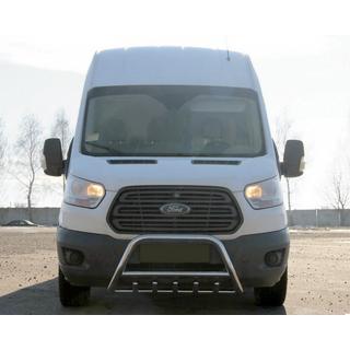 Přední ochranný rám (bull bar) WT003 (nerez) Ford Transit 2014– fotografie 1