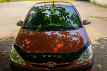 Hyundai Getz 2002– Kryty horní části vnějších zpětných zrcátek (2 ks, plast) fotografie 3