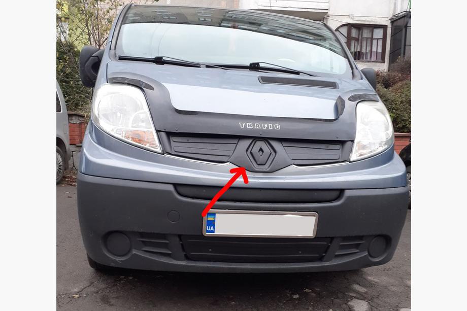 Renault Trafic 2001–2015 Zimní horní kryt masky chladiče 2001-2007, matná Image