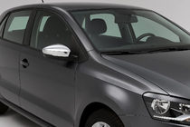 Volkswagen Polo 2010–2017 Chromované kryty zrcátek HB (2 ks, nerez) fotografie 1