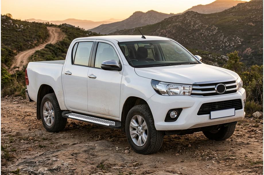 Toyota Hilux 2015– Boční nášlapy Line (2 ks, hliník) Image