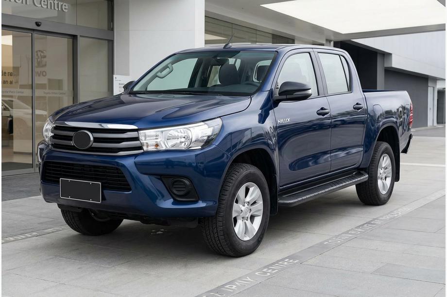 Toyota Hilux 2015– Boční prahy Bosphorus Black (2 ks, hliník) Image