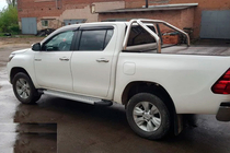 Toyota Hilux 2015– Boční nášlapy Allmond Grey (2 ks, hliník) fotografie 5