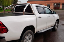 Toyota Hilux 2015– Boční nášlapy Allmond Grey (2 ks, hliník) fotografie 6